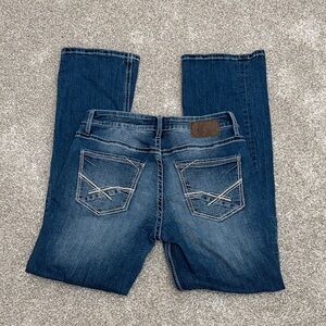 BKE Men's Bootcut Jeans - Dark Blue